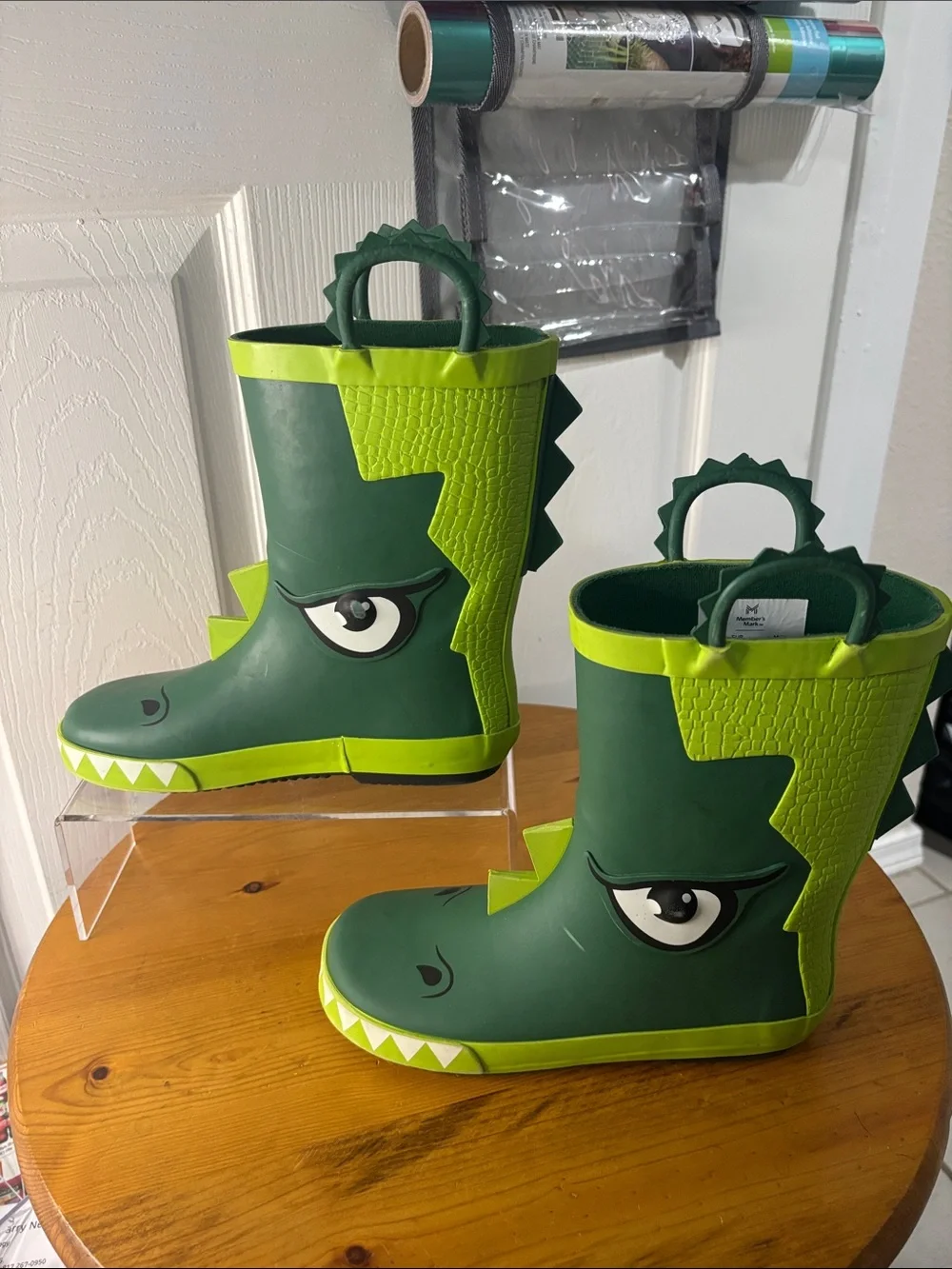 Member’s Mark Green Dino Rain & Snow Boots 13/1